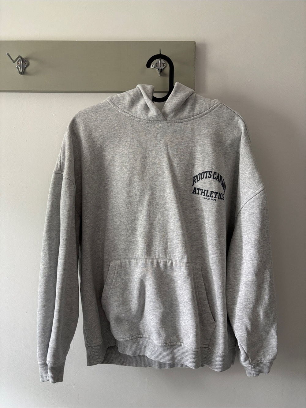 Roots Gray Hoodie Sweatshirt